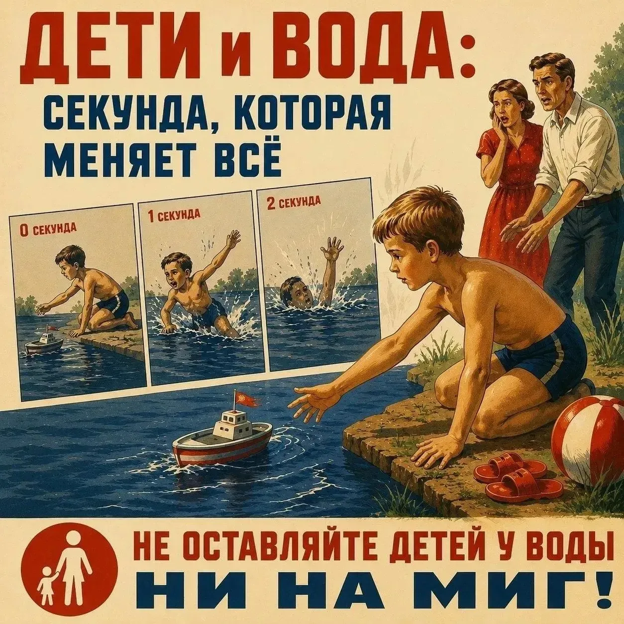 🛟 Дети и вода: секунда, которая меняет всё

Большинство трагедий на пляжах происходит из-за того, ч