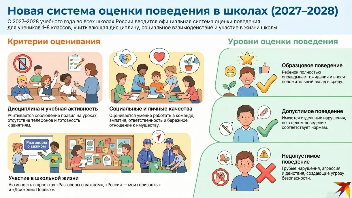 ✅ В 10 ШКОЛАХ ЯКУТИИ В РАМКАХ ПИЛОТНОГО ПРОЕКТА ВВОДИТСЯ ОЦЕНКА ЗА ПОВЕДЕНИЕ