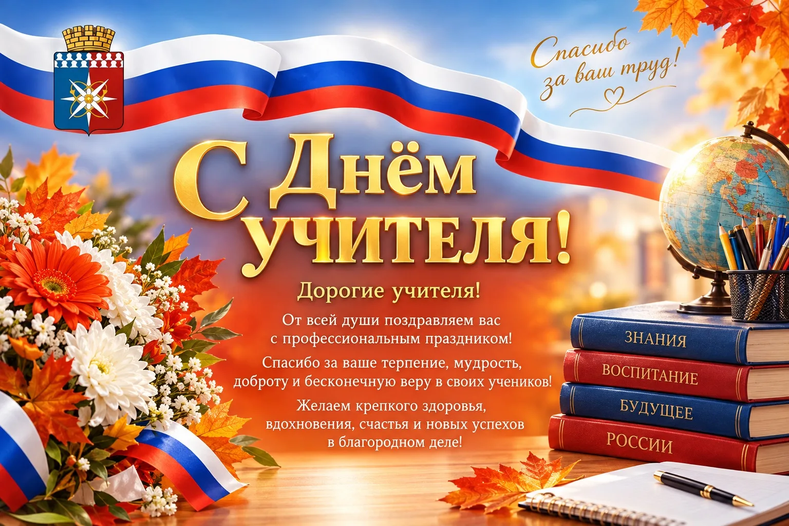 🎉Уважаемые педагоги! Примите самые искренние поздравления с Днём учителя!