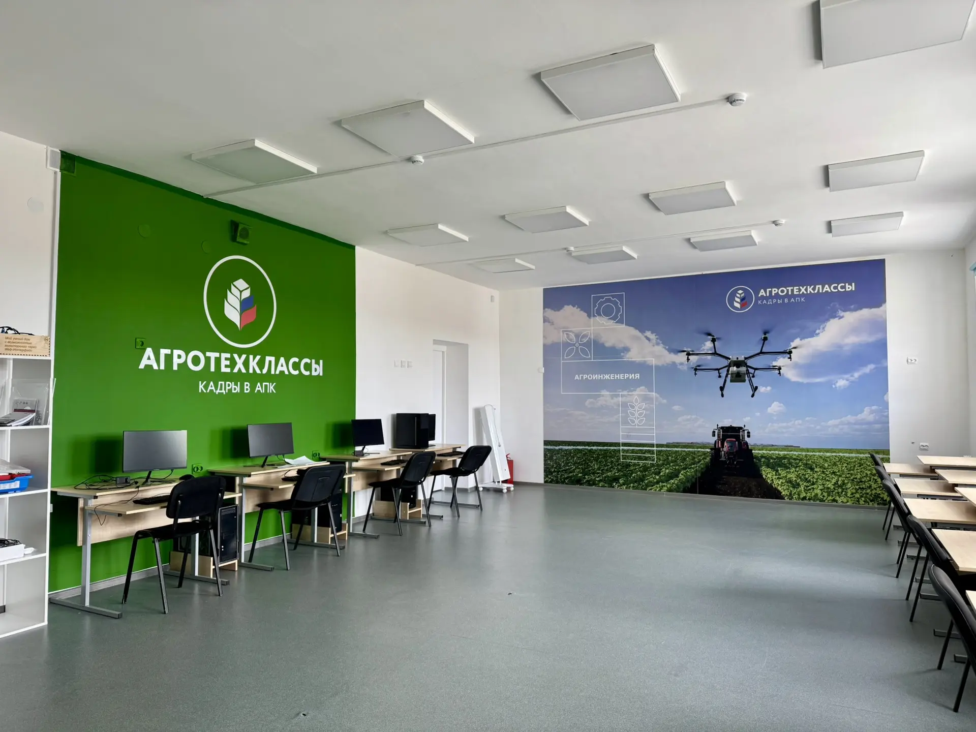 В Атамайской агрошколе успешно завершился косметический ремонт Агротехкласса по направлению «Агроинж