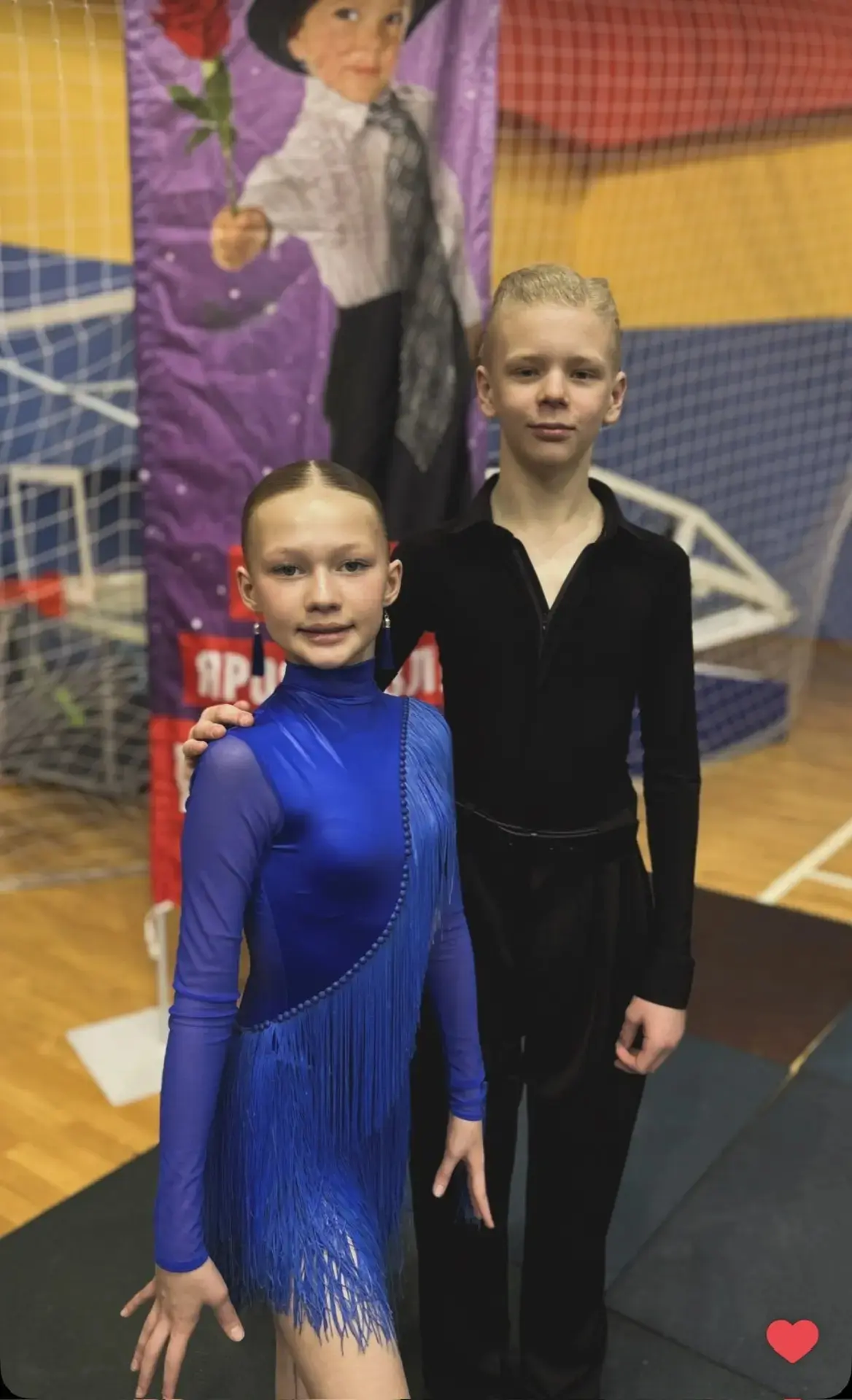8 марта состоялся турнир по бальным танцам «Мамин Вальс»! 💃🕺 Наш ученик из 5 "Г" класса, Иван Кабыто