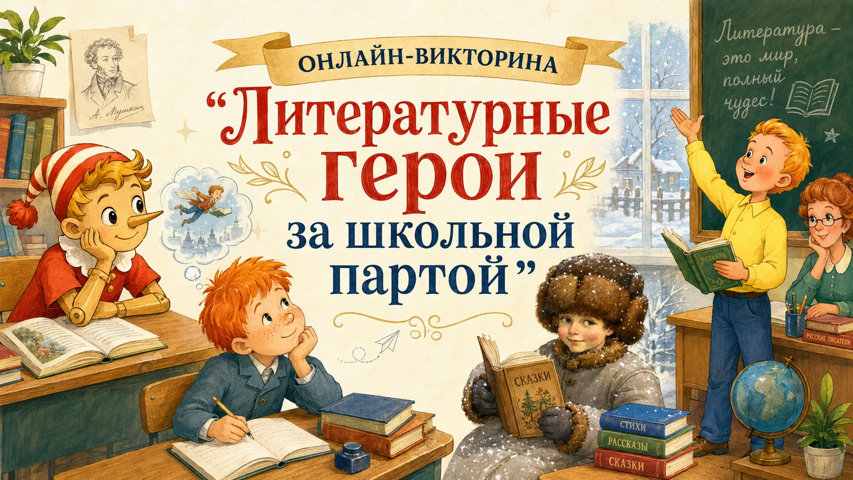 1 сентября — отличный повод вспомнить не только школьные уроки, но и тех литературных г...