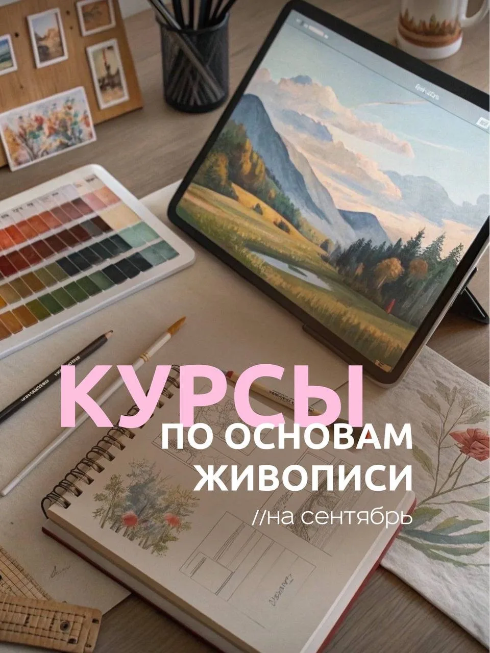 Выбирай свой путь в искусстве этой осенью🎨 Запускаем сразу ДВА больших курса!