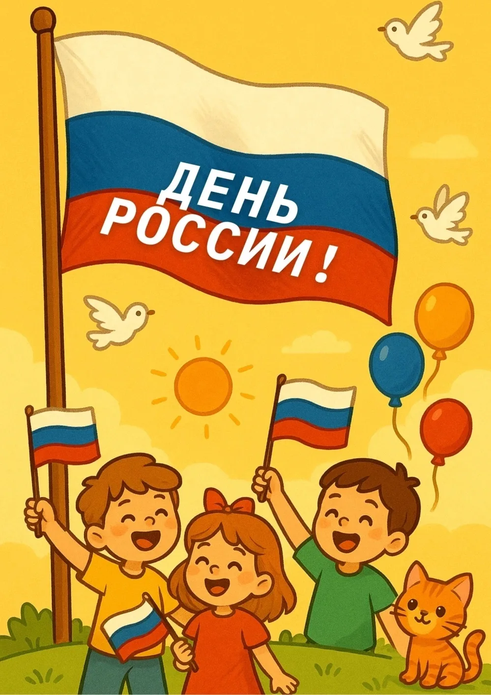 🌟Детская школа искусств поздравляет всех с праздником Днём России🌟