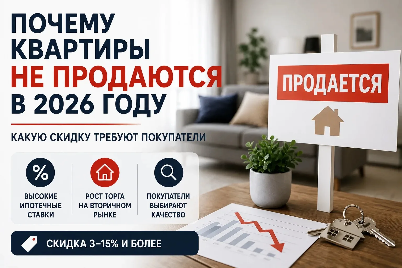 Эксперт ГУЗ прокомментировала для 1000news ситуацию на рынке вторичного жилья