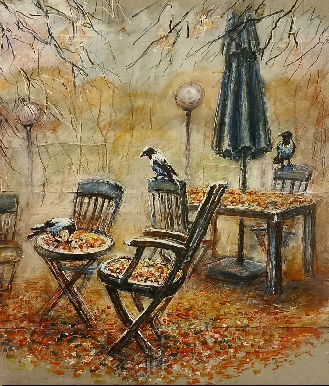 🍂 Осень в Саратовском кафе.