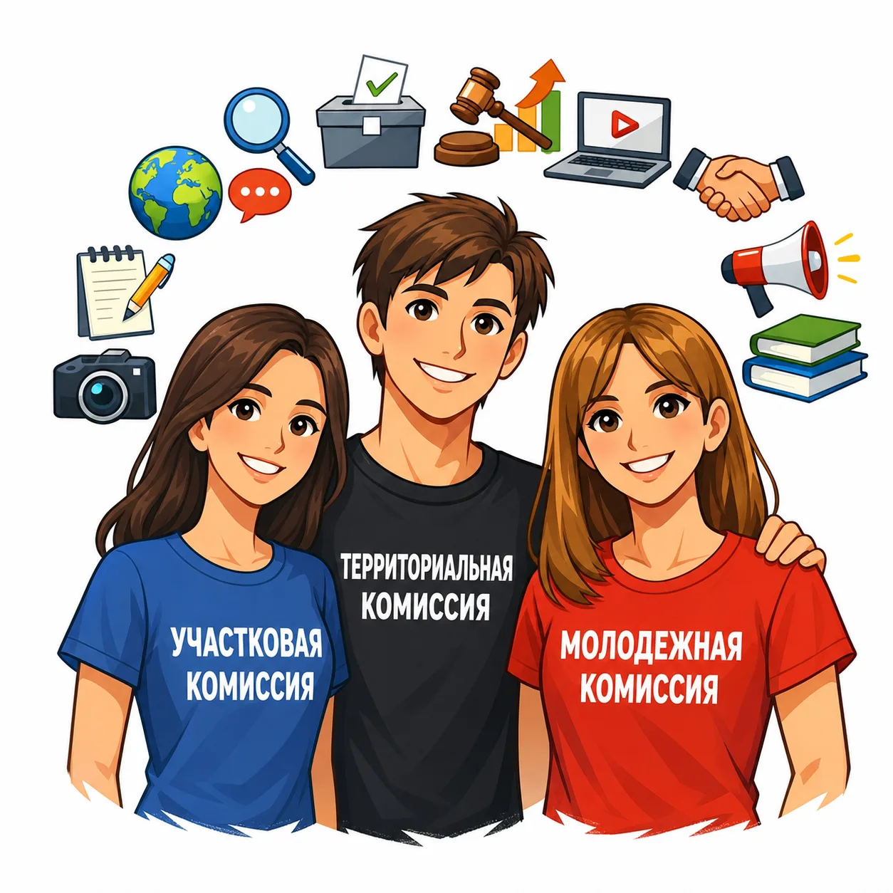 ✅ Как проводите лето? Наши территориальные, участковые и молодежные комиссии очень активно и с польз