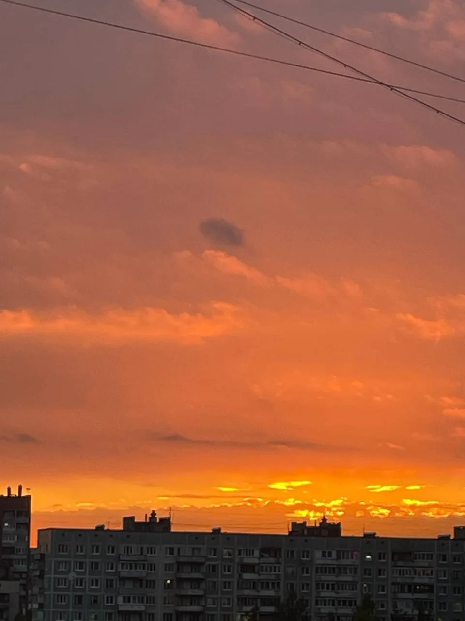 Какой красивый был сегодня закат в Санкт-Петербурге 😍