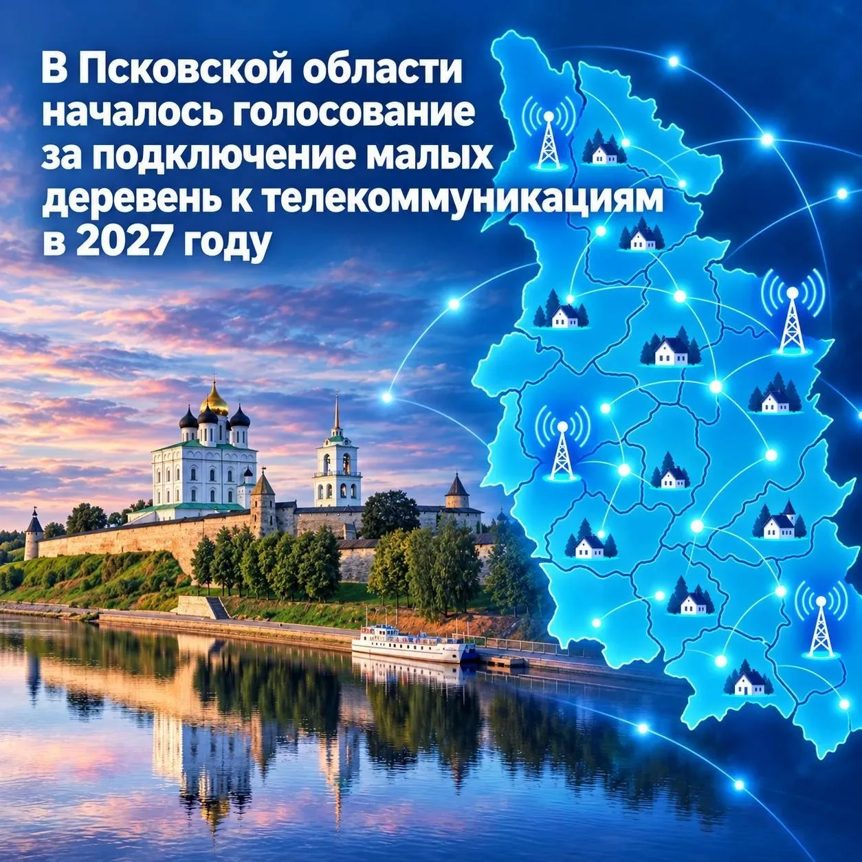 📱 Жители могут сами решить, в каких населённых пунктах появится сотовая связь и интернет
