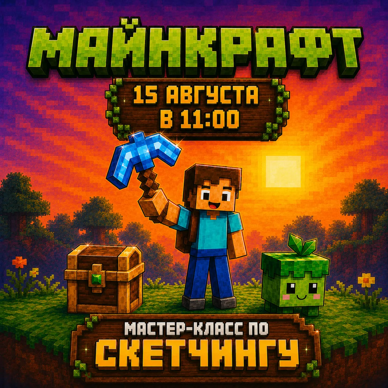 Кажется, во вселенной МАЙНКРАФТ появился кто-то новый…
