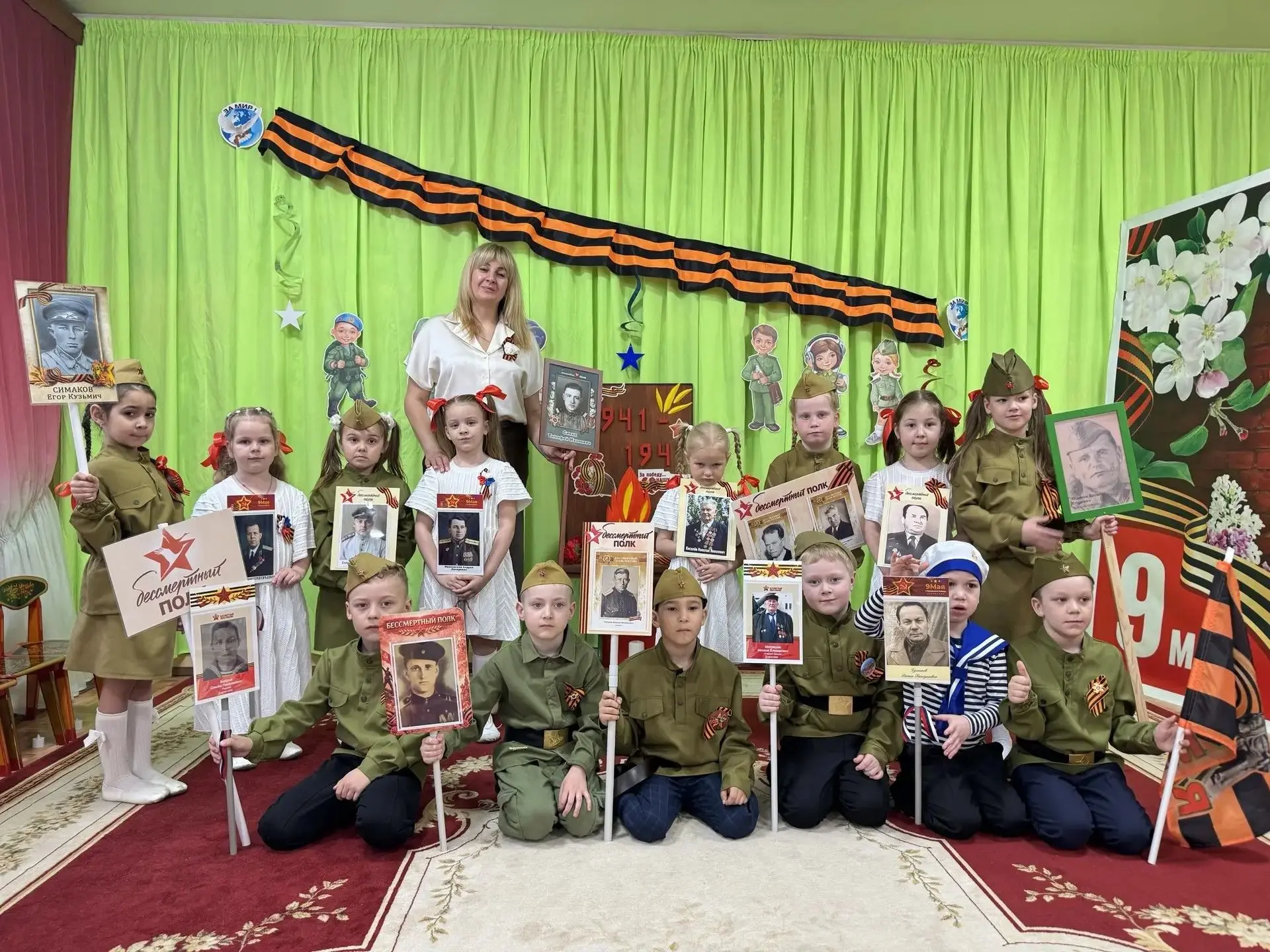 🎗️ Праздничный концерт ко Дню Победы в #ДО_Родничо🎗  ️В преддверии 9 Мая в нашем учреждении состоялс