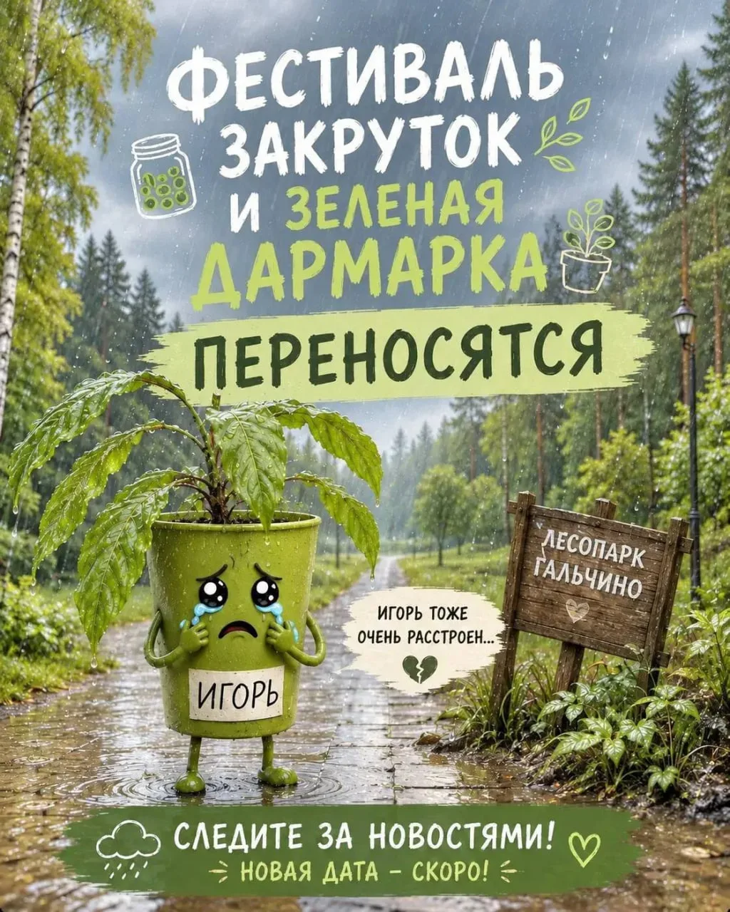🌧 ОТМЕНИТЬ, НЕЛЬЗЯ ФЕСТИВАЛИТЬ!