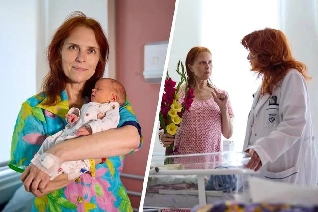 😳60-летняя москвичка родила третьего ребёнка.
