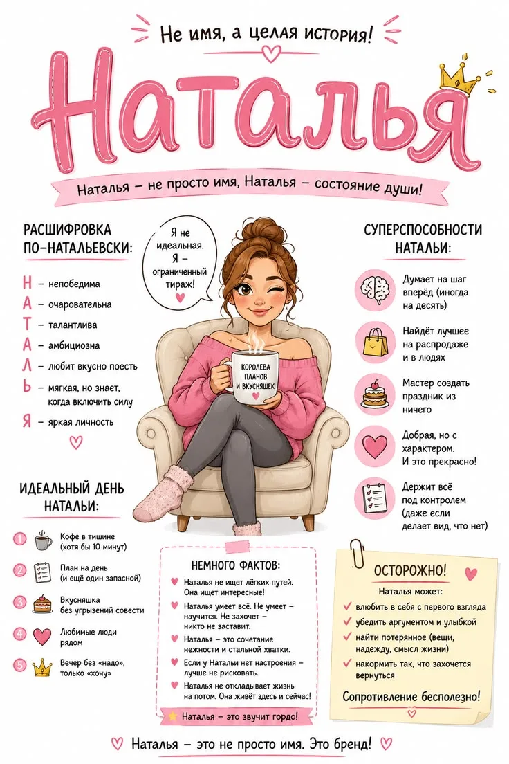 Дорогие Натальи, Наташи, Натали и просто Наташки! 💐