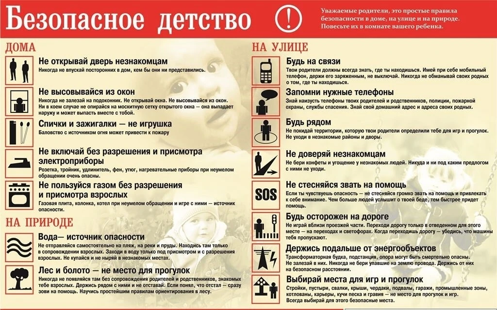 ⚠Профилактика детского травматизма и гибели от внешних причин