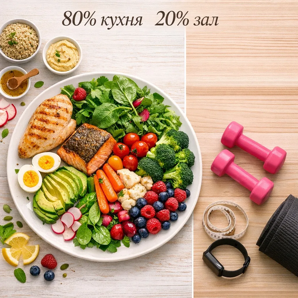 🍽🔥 ТЫ ХУДЕЕШЬ НЕ В ЗАЛЕ, А НА КУХНЕ. И ВОТ ПОЧЕМУ

Можно потеть в зале 7 дней в неделю.
Но если по
