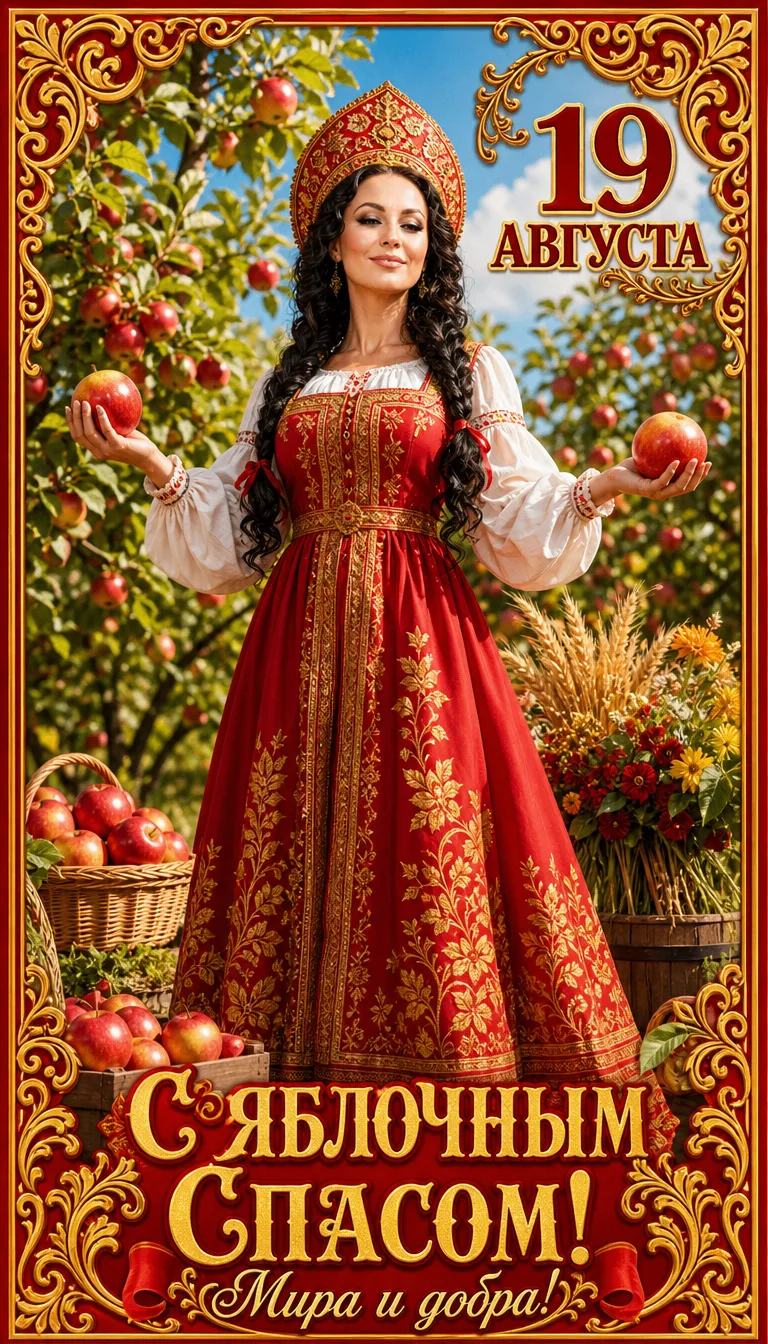 🍎 Друзья, поздравляю с Яблочным Спасом! 🍏✨