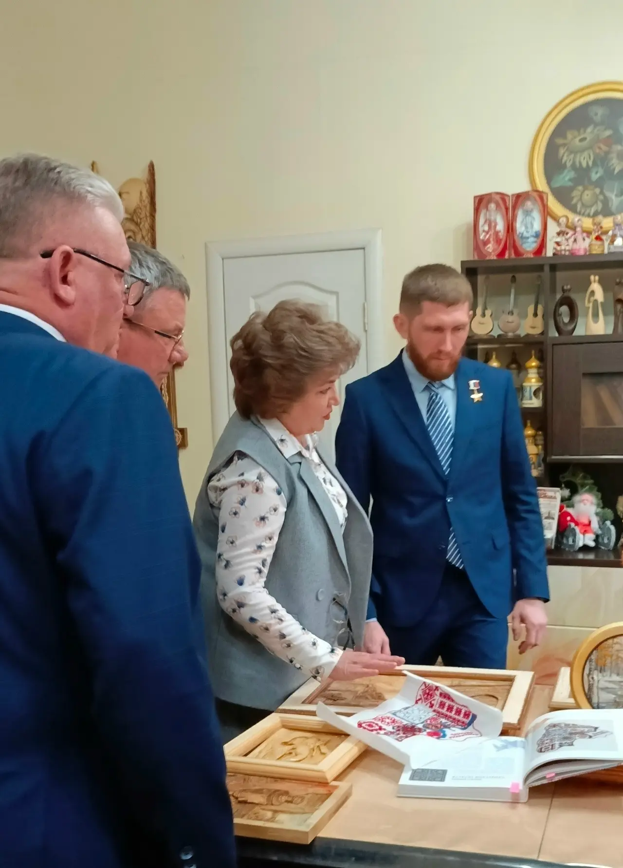 ⚡Наше учреждение с рабочим визитом посетил Герой России Портнягин Денис Олегович в сопр...