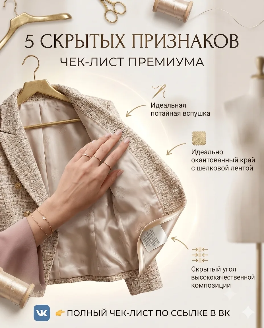 Платье за 15 тысяч, которое выглядит на 1500 рублей после первой стирки. Знакомо? 🥲
Секрет кроется 