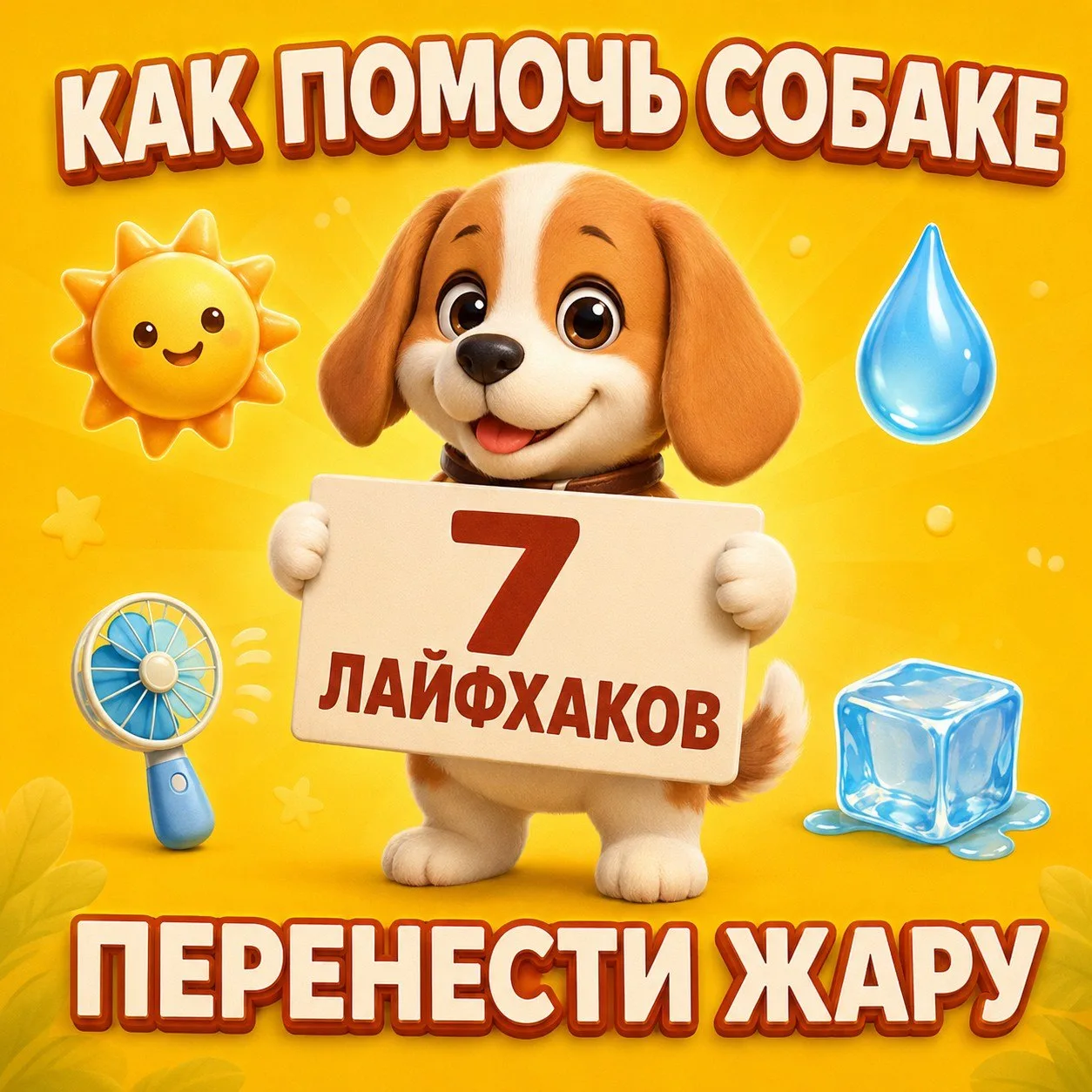 🐾 Правило 7 секунд: проверьте асфальт перед прогулкой с собакой