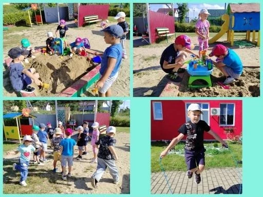 🌞Сегодня в нашем детском саду проходил день "Летних развлечений"🤸
