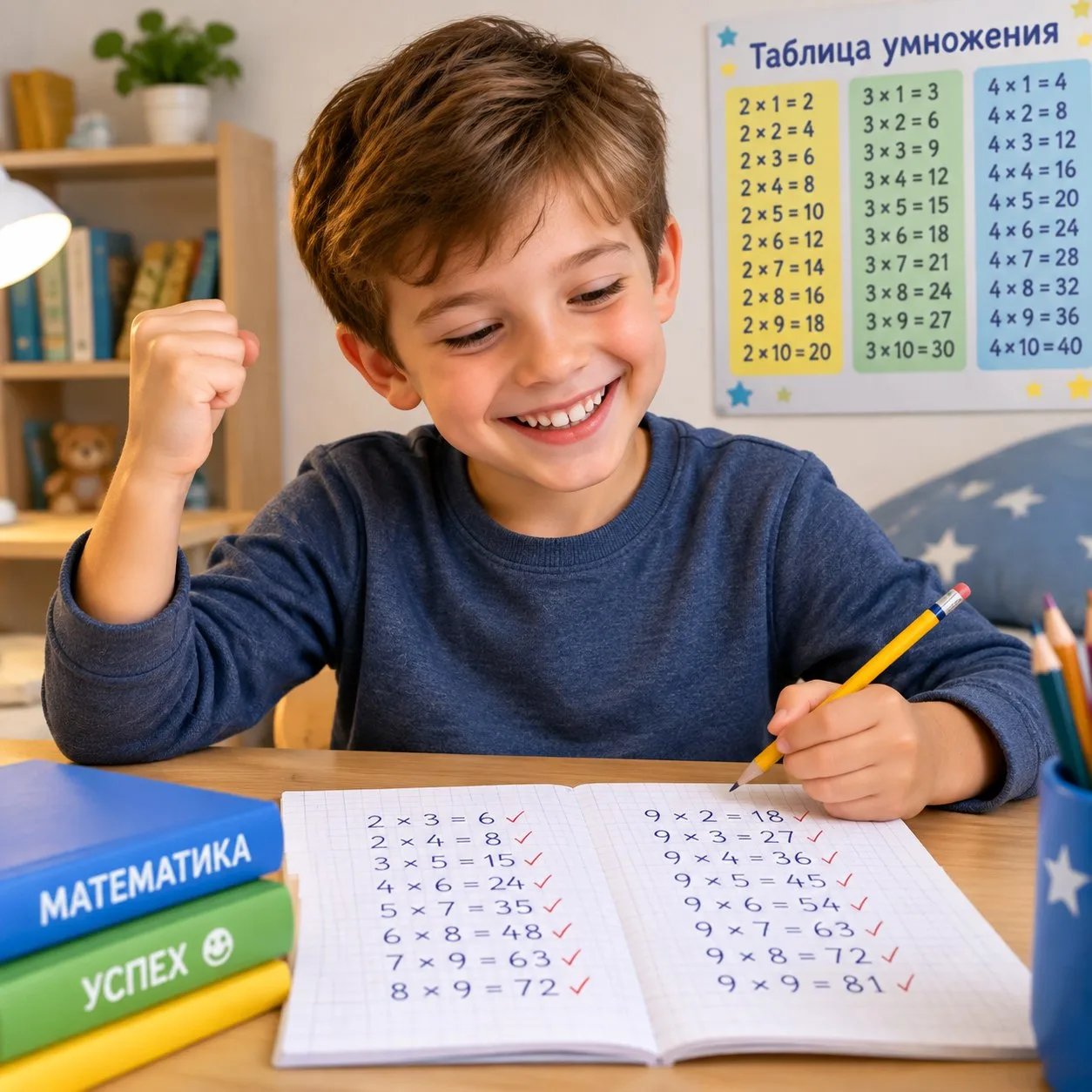 ⭐ Таблица умножения за 10 дней