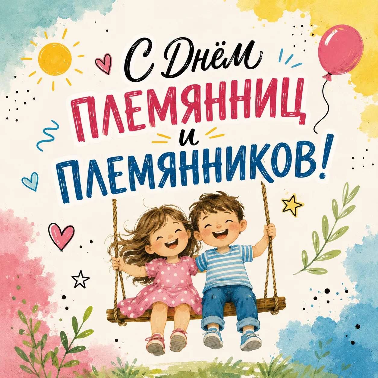 С Днём племянниц и племянников! 💕
