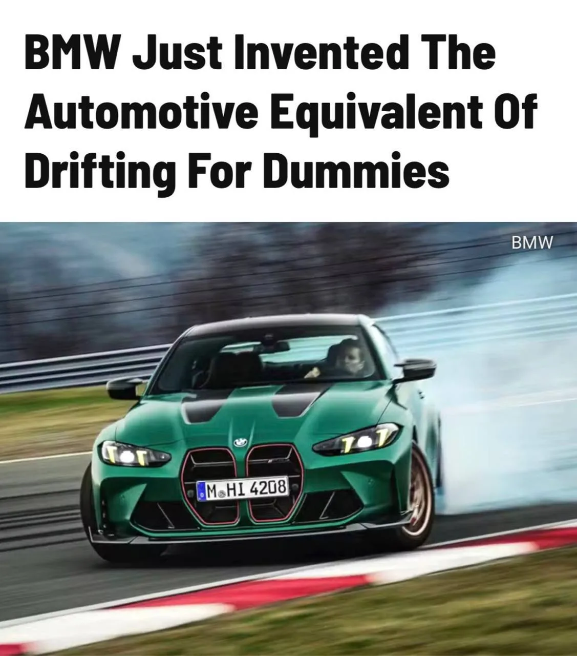 Новые BMW будут подпрыгивать, чтобы помогать новичкам дрифтить — баварцы уже запатентов...
