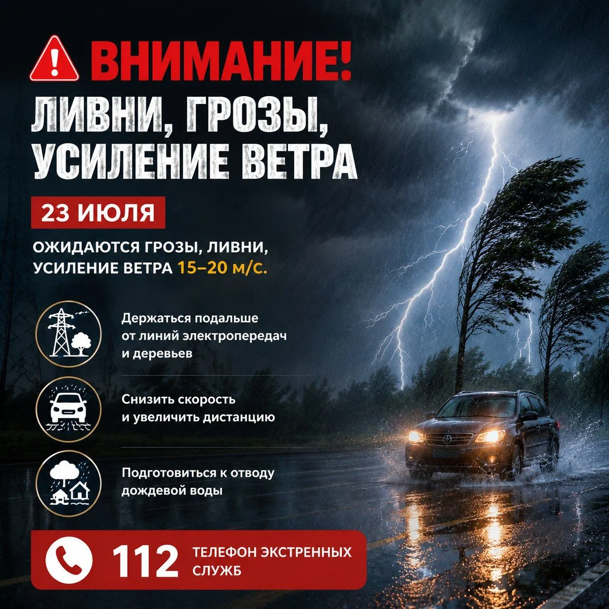 В Кировской области ожидаются грозы и ливни

В регионе 23 июля прогнозируются грозы, ливни и усилени