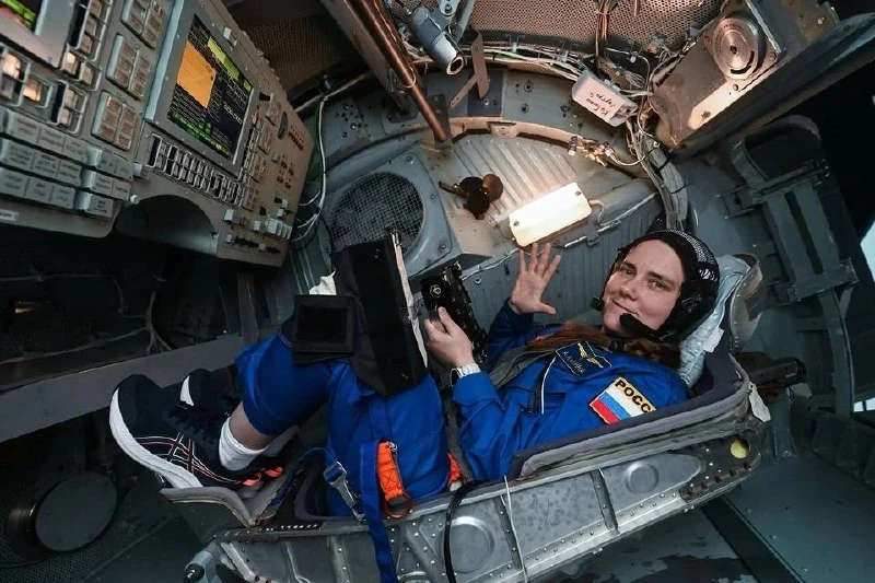Новосибирский космонавт Анна Кикина отмечает день рождения на МКС