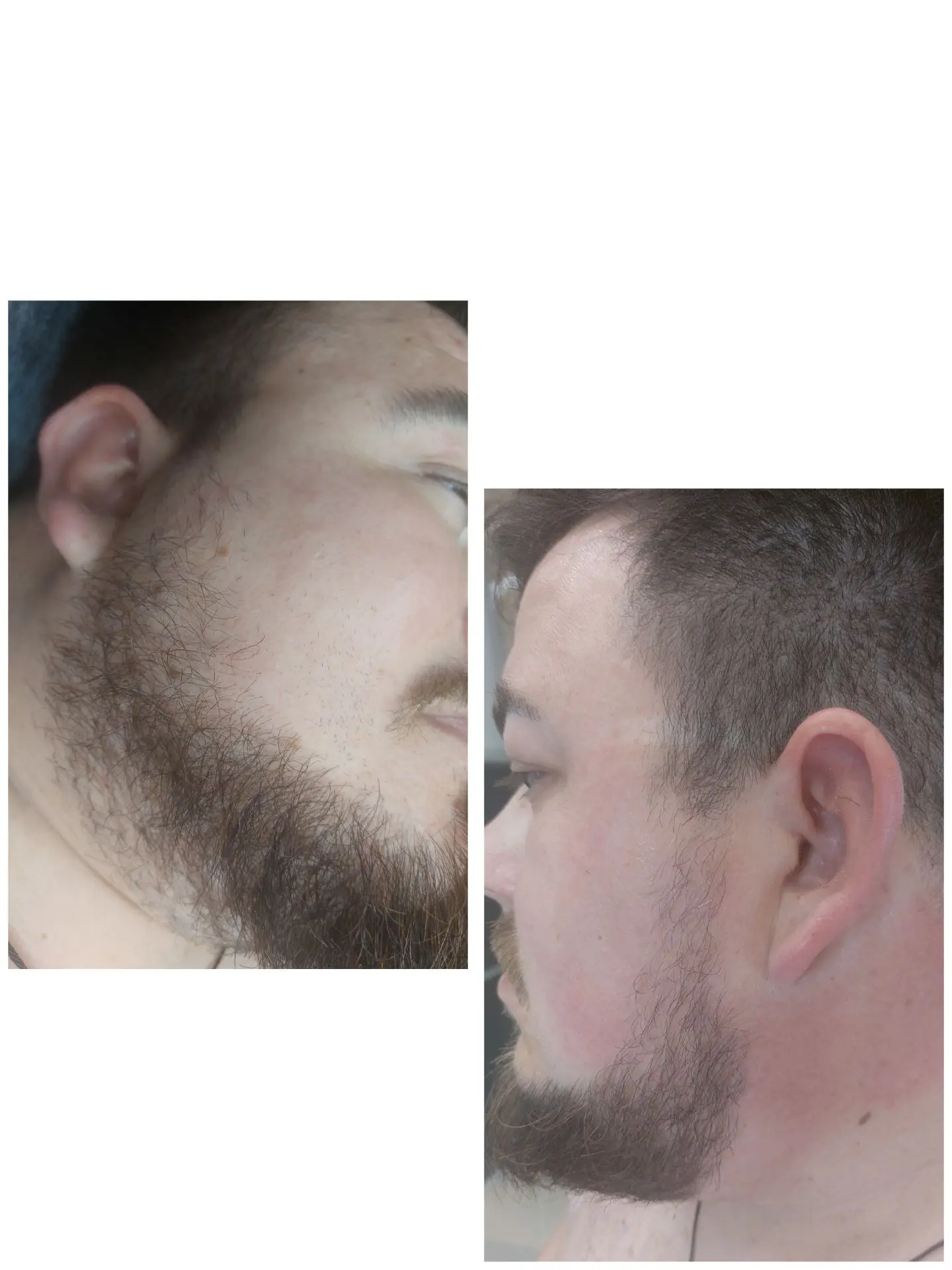 Оформление бороды и бровей