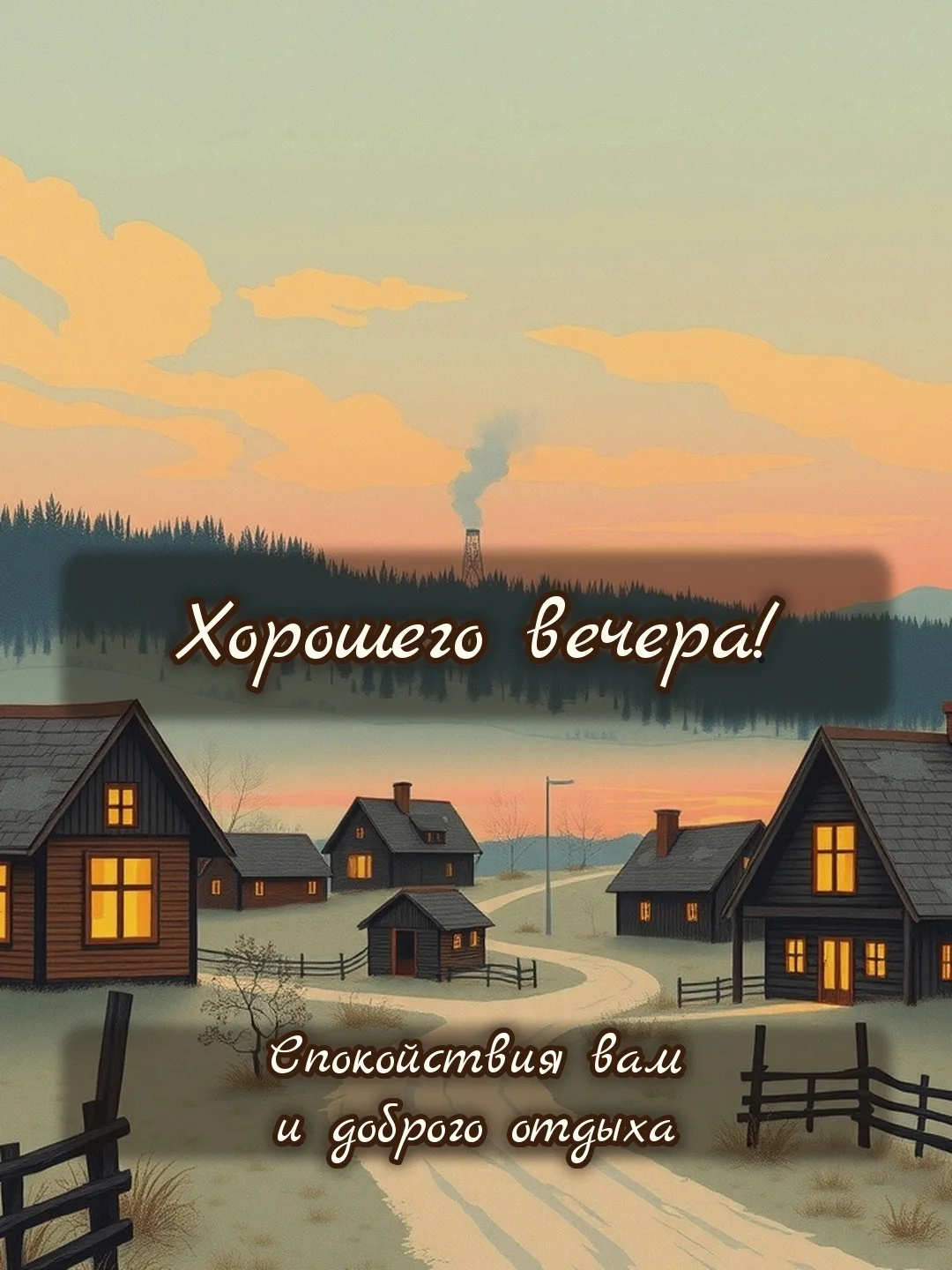 🍂 Хорошего вечера! Спокойствия вам и доброго отдыха.