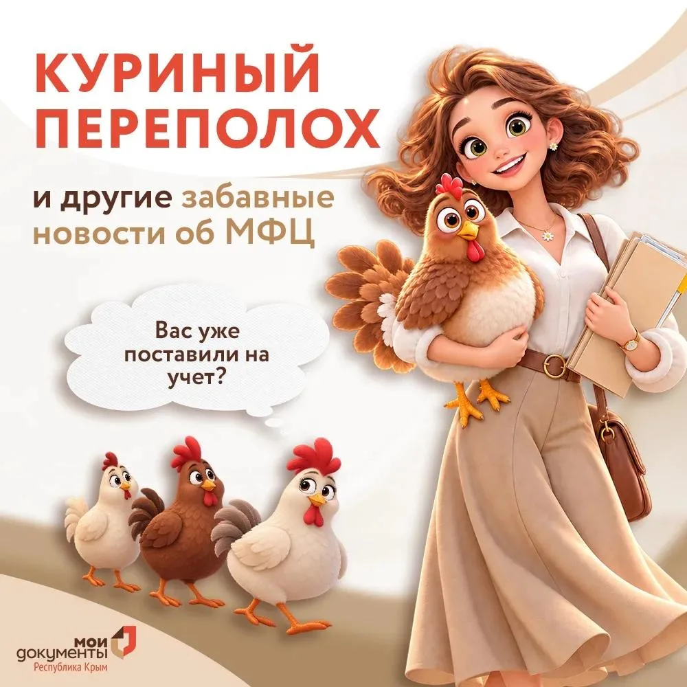 Куриный переполох и другие забавные новости об МФЦ