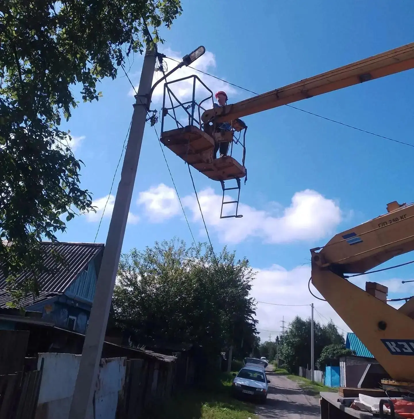 💡На улице Фабричная  обновили освещение