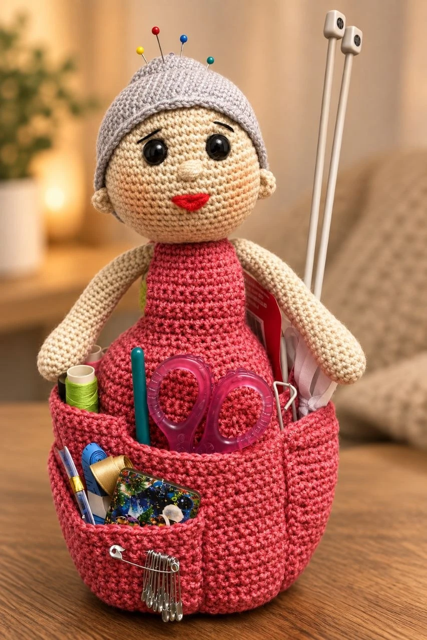Моя маленькая помощница 🧶❤️