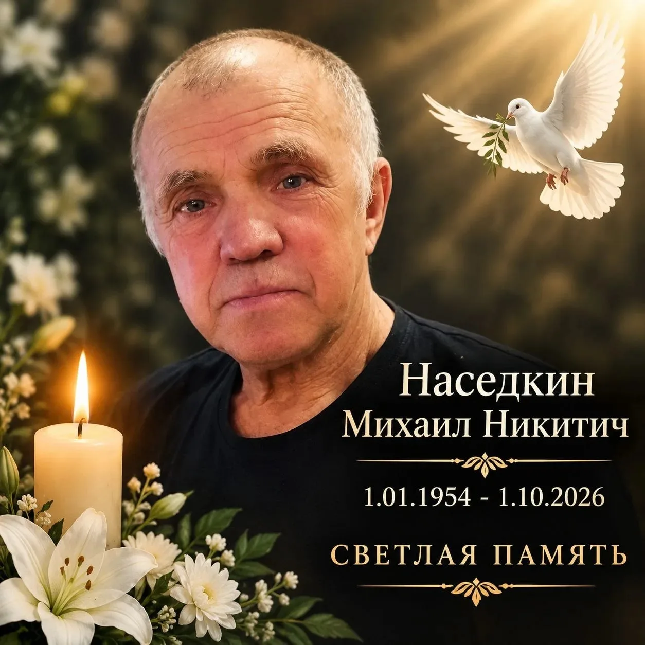 🕯 СВЕТЛАЯ ПАМЯТЬ МИХАИЛУ НИКИТИЧУ НАСЕДКИНУ