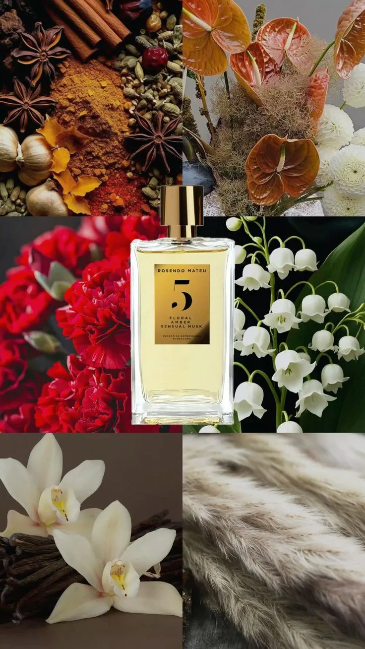 ⭐️ ROSENDO MATEU Nº 5 FLORAL, AMBER, SENSUAL MUSK 💎 МАРСО U234