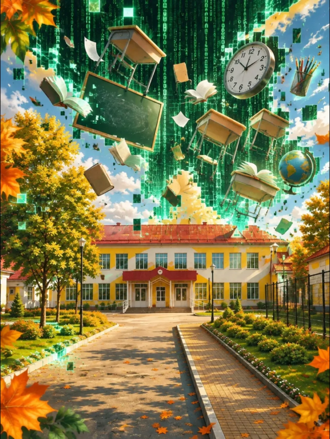 Сбой в Матрице? Нет, это просто День учителя! 🍎