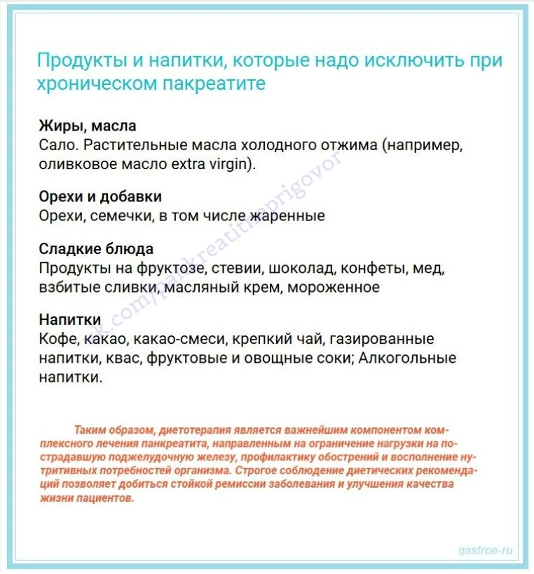 Диета при хроническом панкреатите.  Рекомендации по питанию и образу жизни.  #диета #рекомендации  #