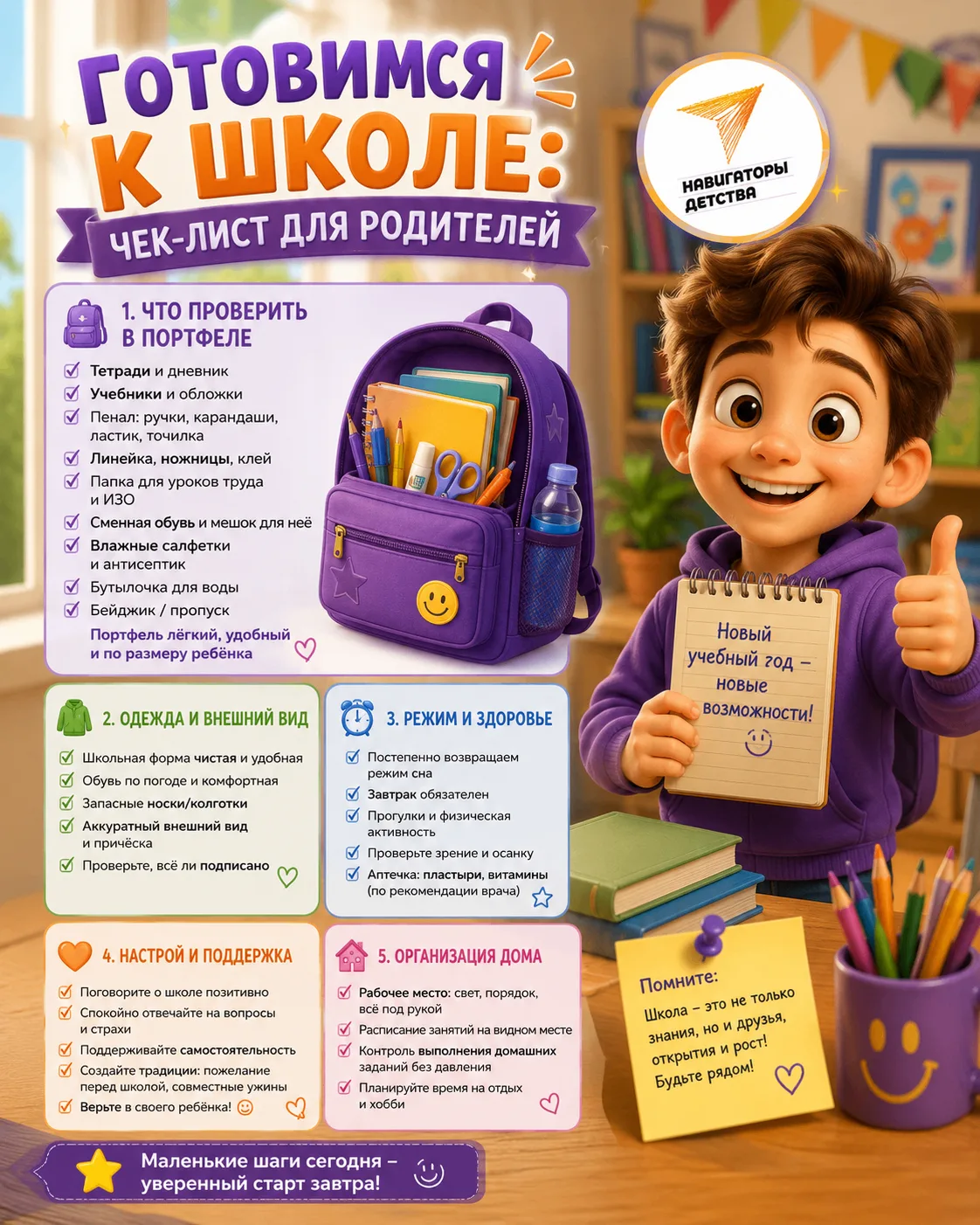 🎒 Готовимся к школе без лишней суеты!
