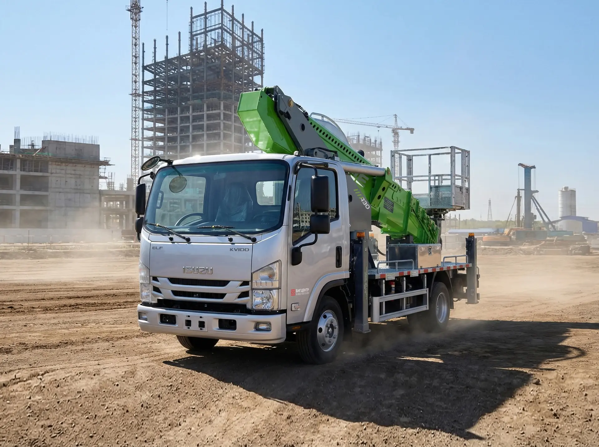 ISUZU SKYLINE A30 - надежная автовышка для комфортной и безопасной работы на высоте до ...