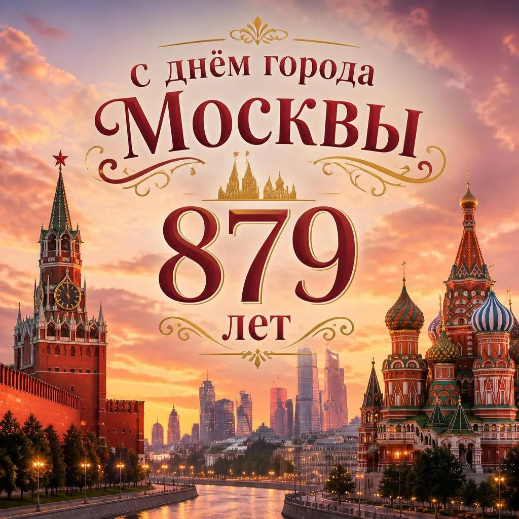 🎉Москве — 879 лет🎉