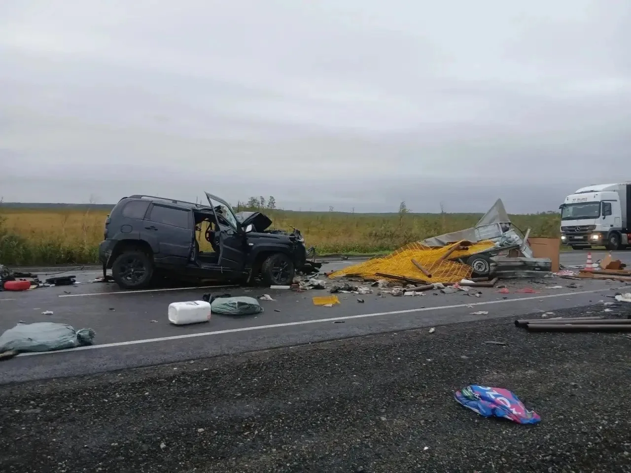 🚗 На трассе Тюмень — Ханты-Мансийск в ДТП погиб водитель