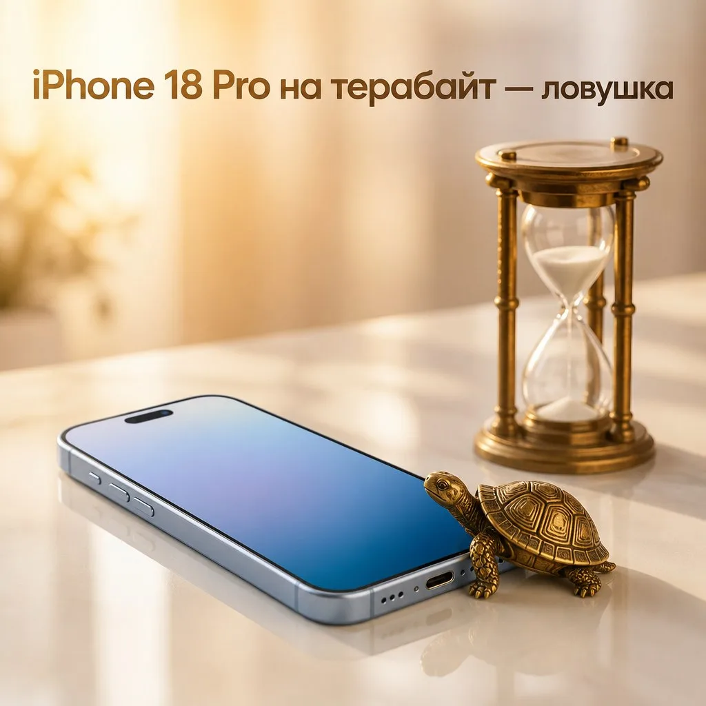 iPhone 18 Pro на терабайт звучит круто, пока не узнаешь, что там QLC-память и при запол...
