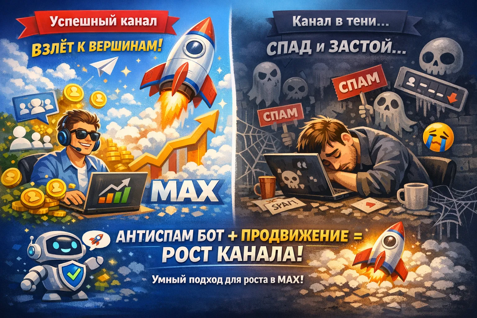 Почему одни каналы в MAX взлетают, а другие так и остаются в тени? 🚀

Каждый админ хотя бы раз зада