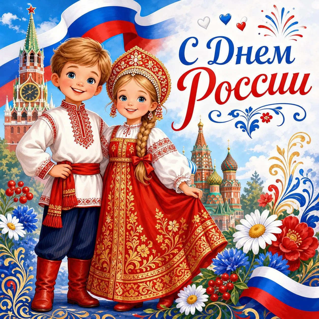 🇷🇺 Сегодня день великой страны, День России! 
День России — это государственный праздник, который 