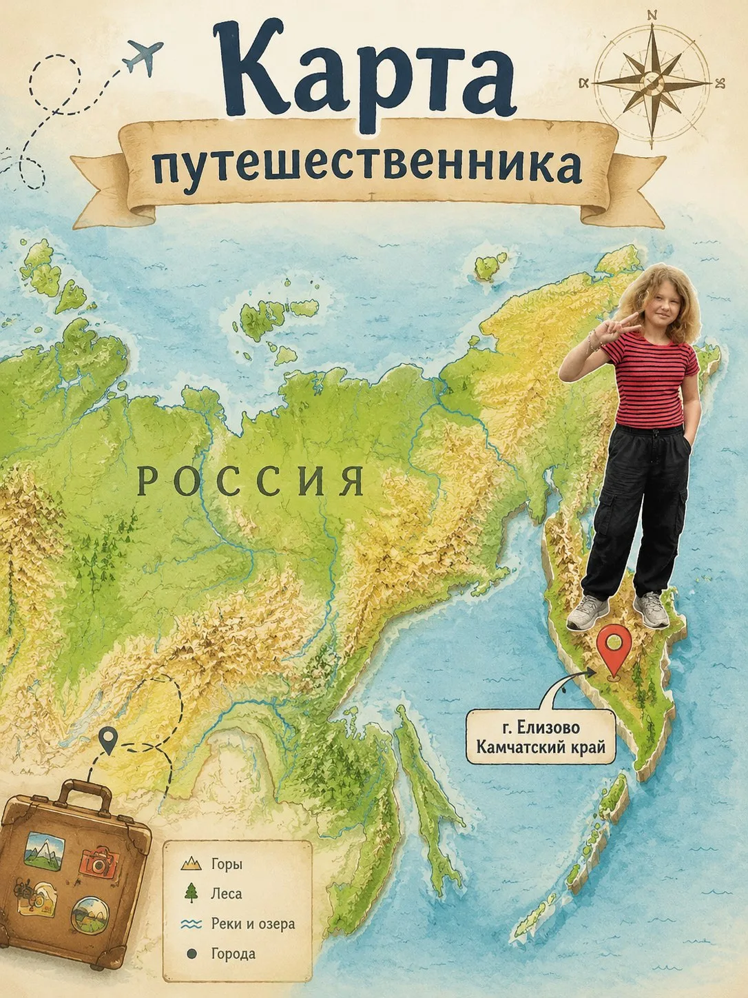 Запускаем нашу «Карту путешественника»! 🗺️✈️