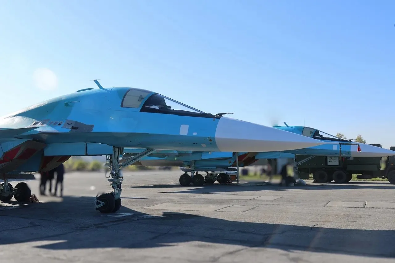 Партия новых фронтовых бомбардировщиков Су-34 пополнила состав российских ВКС
