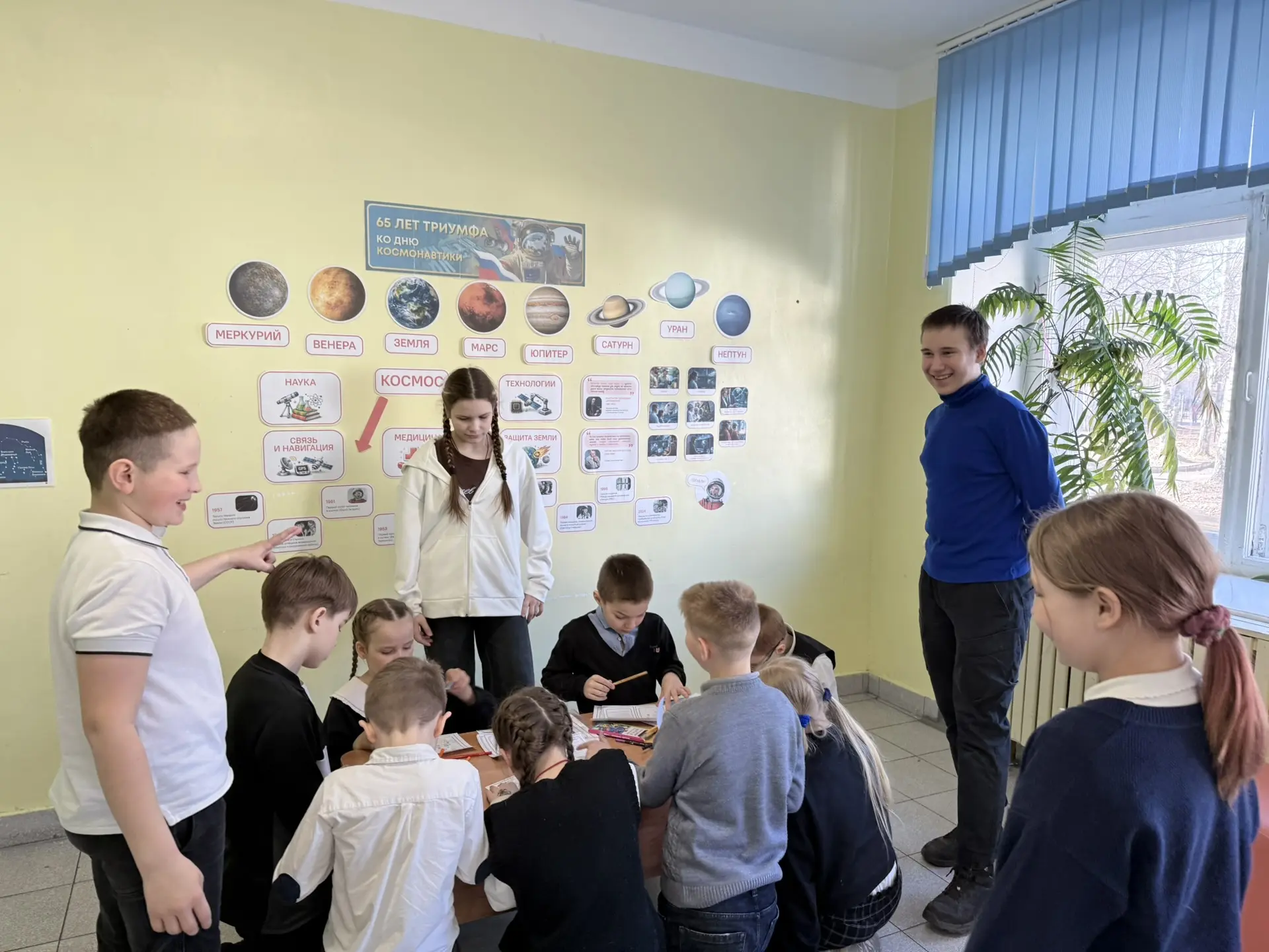 «Первыми в космосе были Гагарин и Титов, а первыми к звездам отправились наши ученики!» 🌟    Ребята 