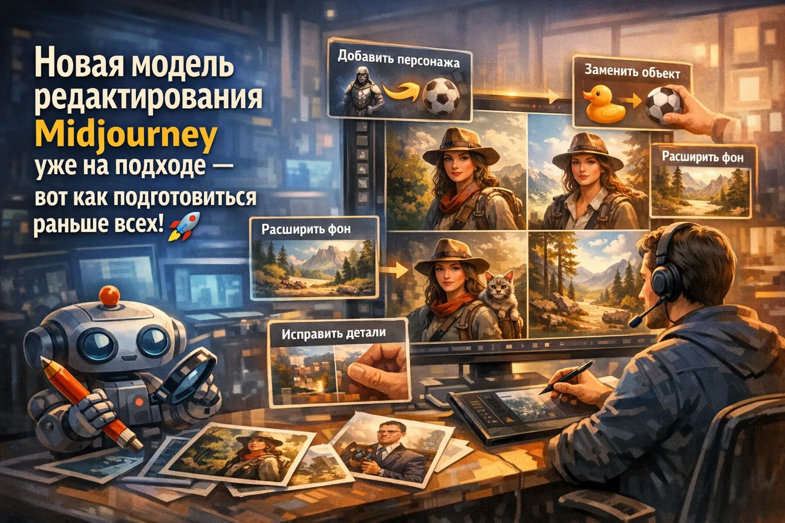 Новая модель редактирования Midjourney уже на подходе — вот как подготовиться раньше вс...